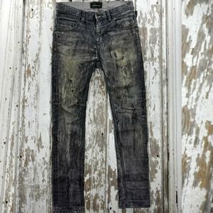 Distressed Grunge Denim